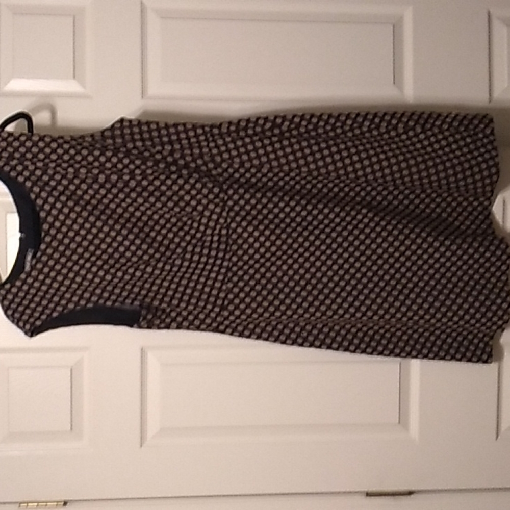 Roz & Ali a line polka dot dress